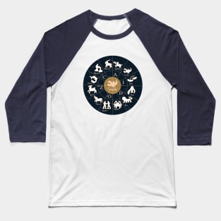 Scorpio, Zodiac, Astrology, Horoscope, Stars, Sun-and-moon. Birthday, Valentines-day, Holidays, Baseball T-Shirt